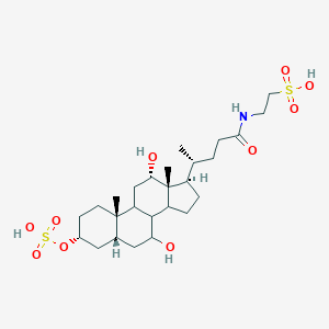 molecular formula C26H45NO10S2 B164216 Taurocholic acid 3-sulfate CAS No. 67030-62-0