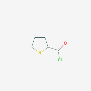 molecular formula C5H7ClOS B1642162 Thiolane-2-carbonyl chloride 
