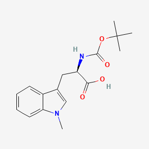 molecular formula C17H22N2O4 B1642166 Boc-D-Trp(Me)-OH 
