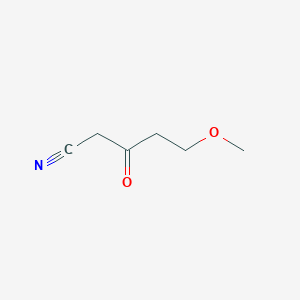 molecular formula C6H9NO2 B1642169 5-Methoxy-3-oxopentanenitrile CAS No. 97820-87-6