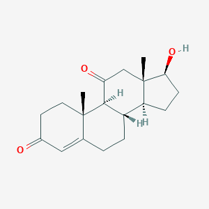 molecular formula C19H26O3 B164220 11-Ketotestosterone CAS No. 564-35-2