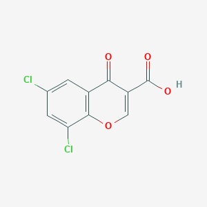 molecular formula C10H4Cl2O4 B1642231 6,8-Dichlorochromone-3-carboxylic acid 