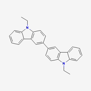 molecular formula C28H24N2 B1642249 9,9'-Diethyl-9H,9'H-3,3'-bicarbazole CAS No. 20466-00-6