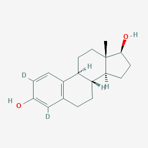 molecular formula C18H24O2 B164239 1,3,5[10]-Estratriene-2,4-D2-3,17beta-diol CAS No. 53866-33-4
