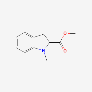 molecular formula C11H13NO2 B1642409 methyl 1-methyl-2,3-dihydro-1H-indole-2-carboxylate 