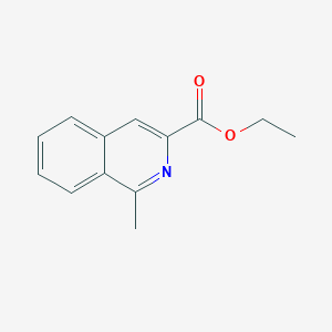 molecular formula C13H13NO2 B1642428 Ethyl 1-methylisoquinoline-3-carboxylate 