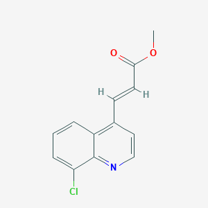 3-(8-Chloroquinoline-4-yl)acrylic acid methyl ester