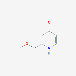 molecular formula C7H9NO2 B1642469 2-(Methoxymethyl)pyridin-4-ol 