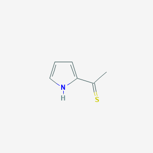 molecular formula C6H7NS B164247 2-Thioacetyl-1H-pyrrole CAS No. 134161-64-1