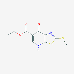 ethyl 2-methylsulfanyl-7-oxo-4H-[1,3]thiazolo[5,4-b]pyridine-6-carboxylate