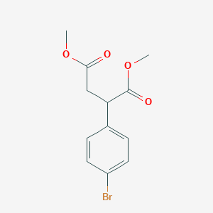 molecular formula C12H13BrO4 B1642501 Dimethyl 2-(4-bromophenyl)succinate 