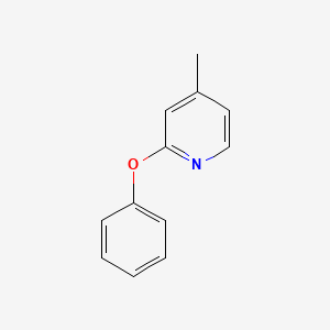 molecular formula C12H11NO B1642503 4-Methyl-2-phenoxypyridine 