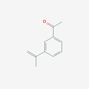 molecular formula C11H12O B1642554 1-(3-Prop-1-en-2-ylphenyl)ethanone 