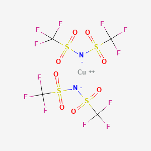molecular formula C4CuF12N2O8S4 B1642574 Copper(II) Bis(trifluoromethanesulfonyl)imide CAS No. 162715-14-2