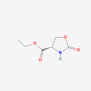 molecular formula C6H9NO4 B1642586 (S)-4-(Ethoxycarbonyl)oxazolidine-2-one 