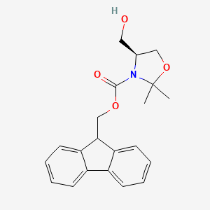 molecular formula C21H23NO4 B1642587 (4S)-2,2-Dimethyl-3-N-fmoc-4-(hydroxymethyl)oxazolidine 