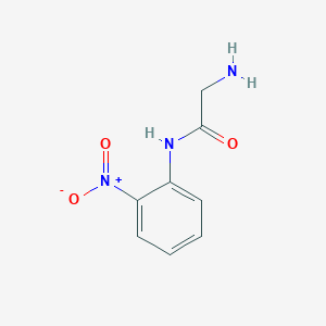 molecular formula C8H9N3O3 B164259 2-amino-N-(2-nitrophenyl)acetamide CAS No. 138571-55-8