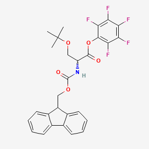 molecular formula C28H24F5NO5 B1642605 Fmoc-d-ser(tbu)-opfp 