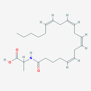 molecular formula C23H37NO3 B164261 N-Arachidonoyl-L-Alanine 