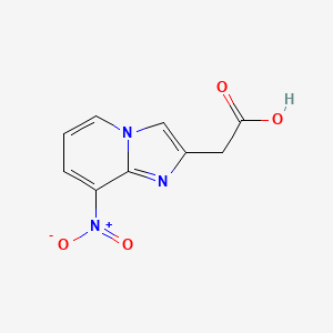 (8-Nitro-imidazo[1,2-A]pyridin-2-YL)-acetic acid