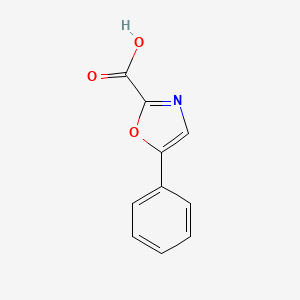 molecular formula C10H7NO3 B1642653 5-Phenyloxazole-2-carboxylic acid CAS No. 1014-14-8