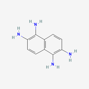 molecular formula C10H12N4 B1642658 1,2,5,6-Tetraaminonaphthalene 