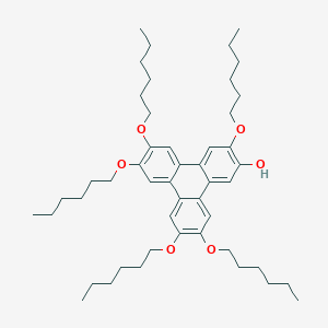 molecular formula C48H72O6 B1642680 2-Hydroxy-3,6,7,10,11-pentakis(hexyloxy)triphenylene CAS No. 156244-98-3