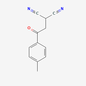 B1642702 2-(2-Oxo-2-p-tolylethyl)malononitrile CAS No. 26454-80-8