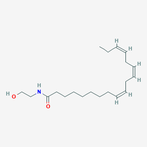 molecular formula C20H35NO2 B164275 N-Linolenoylethanolamine CAS No. 57086-93-8