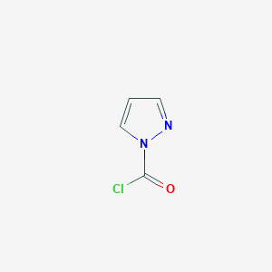 molecular formula C4H3ClN2O B1642769 Pyrazole-1-carbonyl chloride CAS No. 53355-55-8