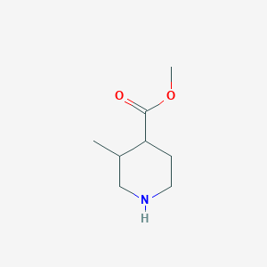 molecular formula C8H15NO2 B1642831 Methyl 3-methylpiperidine-4-carboxylate 