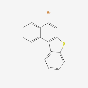 molecular formula C16H9BrS B1642836 5-Bromobenzo[b]naphtho[1,2-d]thiophene CAS No. 189097-35-6