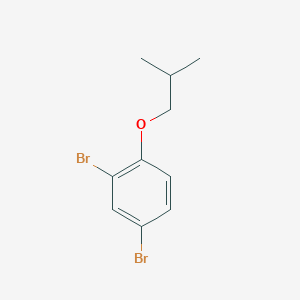 molecular formula C10H12Br2O B1642864 2,4-Dibromo-1-(2-methylpropoxy)benzene 