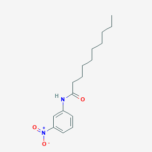 molecular formula C16H24N2O3 B164287 Decanoyl m-Nitroaniline CAS No. 72298-61-4