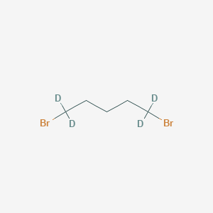 molecular formula C5H10Br2 B164288 1,5-Dibromopentane-d4 