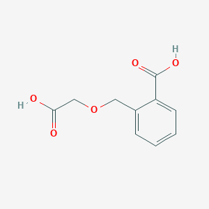 molecular formula C10H10O5 B1642933 2-[(Carboxymethoxy)methyl]benzoic acid 