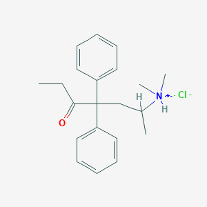 molecular formula C21H28ClNO B164297 美沙酮盐酸盐 CAS No. 1095-90-5