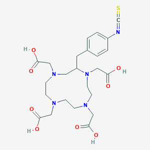 molecular formula C24H33N5O8S B164298 (p-SCN-Bn)-dota CAS No. 127985-74-4