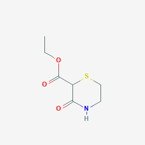 molecular formula C7H11NO3S B1642984 Ethyl 3-oxothiomorpholine-2-carboxylate 