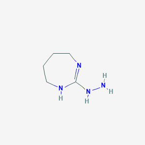 (4,5,6,7-Tetrahydro-1H-[1,3]diazepin-2-yl)-hydrazine