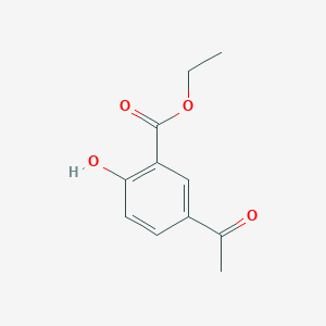 molecular formula C11H12O4 B1643021 Ethyl 5-acetyl-2-hydroxybenzoate 