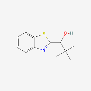 1-(1,3-Benzothiazol-2-yl)-2,2-dimethyl-1-propanol