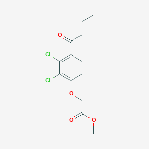 Methyl 2-(4-butanoyl-2,3-dichlorophenoxy)acetate