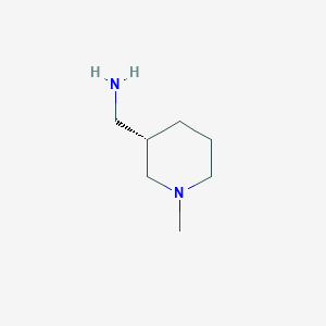 molecular formula C7H16N2 B164320 (S)-1-Methyl-3-aminomethyl-piperidine CAS No. 1217604-20-0