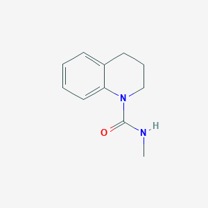 molecular formula C11H14N2O B1643249 N-Methyl-3,4-dihydro-1(2H)-quinolinecarboxamide 
