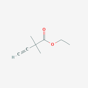 molecular formula C8H12O2 B1643263 Ethyl 2,2-dimethylbut-3-ynoate 