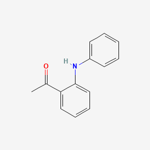 molecular formula C14H13NO B1643275 1-(2-(Phenylamino)phenyl)ethanone 
