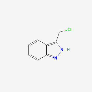 molecular formula C8H7ClN2 B1643282 3-(Chloromethyl)-1H-indazole 