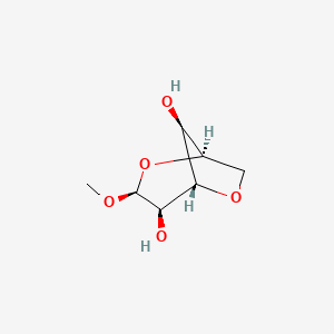 molecular formula C7H12O5 B1643296 Methyl 3,6-anhydro-alpha-d-galactopyranoside 