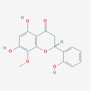 (S)-5,7-Dihydroxy-2-(2-hydroxyphenyl)-8-methoxychroman-4-one